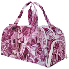 Rosa Antico Smudged Burner Gym Duffel Bag by kaleidomarblingart