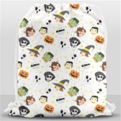 Happy Halloween Vector Images Drawstring Bag (large) by Sarkoni