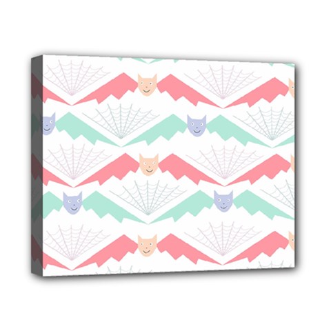Halloween Pattern Canvas 10  X 8  (stretched) by Ndabl3x