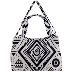 Tribal Pattern Double Compartment Shoulder Bag by Sobalvarro