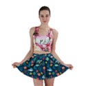 Fish Sea Animals Pattern Mini Skirt View1