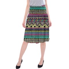 Aztec Design Midi Beach Skirt by nateshop