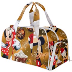 Cartoons, Disney, Merry Christmas, Minnie Burner Gym Duffel Bag by nateshop