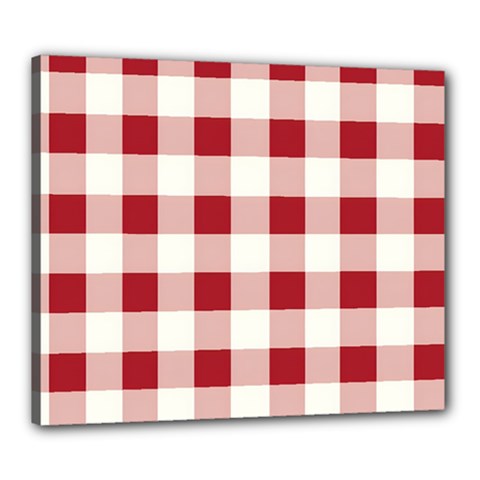 Gingham - 4096x4096px - 300dpi14 Canvas 24  X 20  (stretched) by EvgeniaEsenina