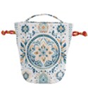 Boho pattern Drawstring Bucket Bag View1