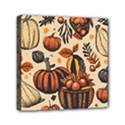 Thanksgiving pattern Mini Canvas 6  x 6  (Stretched) View1
