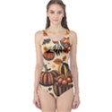 Thanksgiving pattern One Piece Swimsuit View1