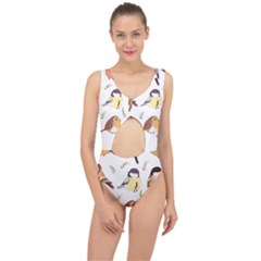 Birds Illustration T- Shirt Cute European Birds Illustration T- Shirt (1) Yoga Reflexion Pose T- Shirtyoga Reflexion Pose T- Shirt Center Cut Out Swimsuit by hizuto