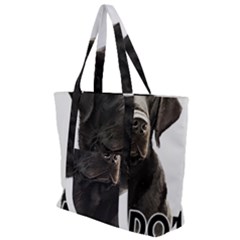 Black Labrador T- Shirt Black Labrador - Labrador Mom T- Shirt Yoga Reflexion Pose T- Shirtyoga Reflexion Pose T- Shirt Zip Up Canvas Bag by hizuto