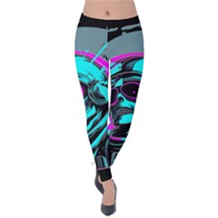 Aesthetic Art  Velvet Leggings by Internationalstore