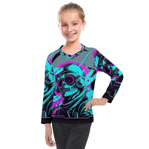 Aesthetic Art  Kids  Long Mesh T-shirt by Internationalstore