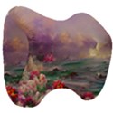 Abstract Flowers  Head Support Cushion View3