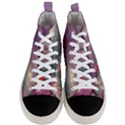 Abstract Flowers  Men s Mid-Top Canvas Sneakers View1