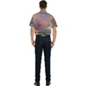 Abstract Flowers  Men s Short Sleeve Pocket Shirt  View2