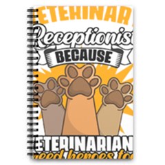 Veterinary Medicine T- Shirt Veterinary Receptionist Funny Veterinarian Hero Vet Med Life T- Shirt 5 5  X 8 5  Notebook by ZUXUMI