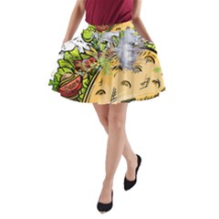 Waitress T- Shirt Awesome Unicorn Waitresses Are Magical For A Waiting Staff T- Shirt A-line Pocket Skirt by ZUXUMI
