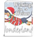 Weiner T- Shirt Walking In A Weiner Wonderland T- Shirt (1) 8  x 10  Hardcover Notebook View2