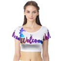 Arts Short Sleeve Crop Top View1