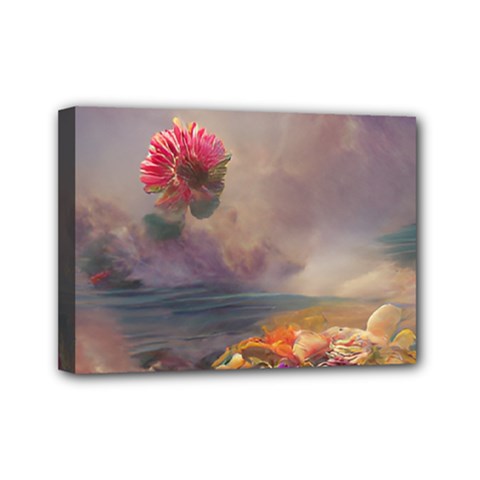 Floral Blossoms  Mini Canvas 7  X 5  (stretched) by Internationalstore