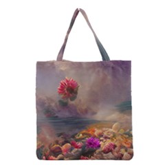 Floral Blossoms  Grocery Tote Bag by Internationalstore