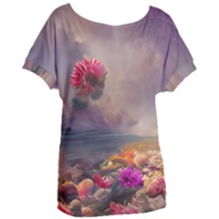 Floral Blossoms  Women s Oversized T-shirt by Internationalstore