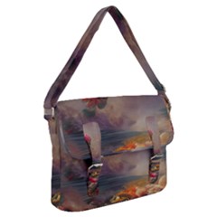Floral Blossoms  Buckle Messenger Bag by Internationalstore