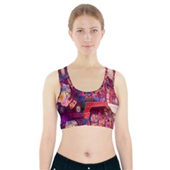 Fantasy  Sports Bra With Pocket by Internationalstore