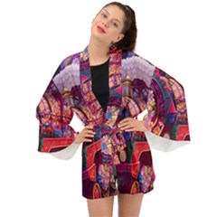 Fantasy  Long Sleeve Kimono by Internationalstore