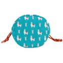 Lama Alpaca Animal Pattern Design Drawstring Bucket Bag View3