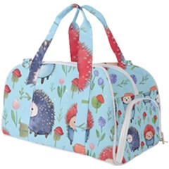 Hedgehogs Animal Burner Gym Duffel Bag by Pakjumat