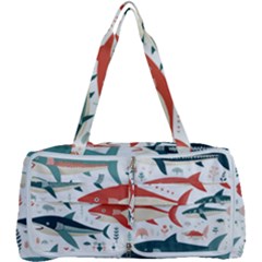 Fish Shark Animal Pattern Multi Function Bag by Pakjumat
