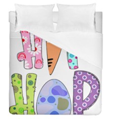 Easter Bunny Happy Easter T- Shirt Hip Hop Happy Easter T- Shirt Duvet Cover Double Side (queen Size) by ZUXUMI