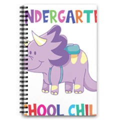 Enrollment Boy T- Shirt Goodbye Kindergarten I Am A Schoolchild Now! T- Shirt (1) 5 5  X 8 5  Notebook by ZUXUMI