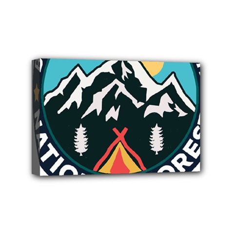 Bridger Teton National Forest T- Shirt Bridger Teton National Forest T- Shirt Mini Canvas 6  X 4  (stretched) by JamesGoode