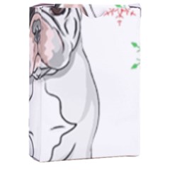 French Bulldog Christmas T- Shirt Christmas Santa Frenchie T- Shirt Playing Cards Single Design (rectangle) With Custom Box by ZUXUMI