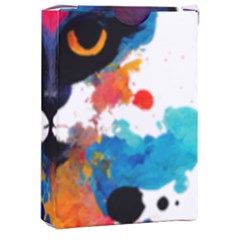 Abstract Cat  Shirt Abstract Cat  16 Playing Cards Single Design (rectangle) With Custom Box by EnriqueJohnson