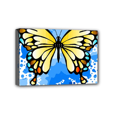 Butterfly Art T- Shirtbutterfly T- Shirt Mini Canvas 6  X 4  (stretched) by JamesGoode
