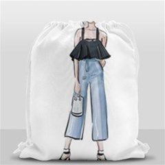 Let’s Go Drawstring Bag (small) by SychEva