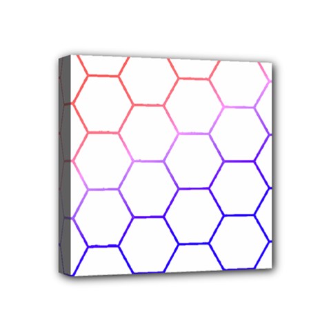 Abstract T- Shirt Honeycomb Pattern T- Shirt Mini Canvas 4  X 4  (stretched) by EnriqueJohnson