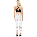 Christmas Cross Stitch Pattern Effect Holidays Symmetry Pocket Leggings  View2