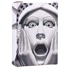 Funny Statue Of Liberty Parody Playing Cards Single Design (rectangle) With Custom Box by Sarkoni