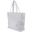 Dachshund Dog Lover T- Shirt Dachshund Dog Breed Cute Pattern T- Shirt Zip Up Canvas Bag View1