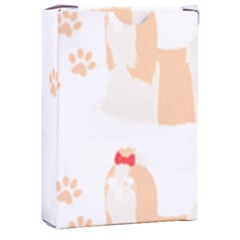 Dog Shih Tzu T- Shirtshih Tzu Dog Pattern T- Shirt Playing Cards Single Design (rectangle) With Custom Box by EnriqueJohnson