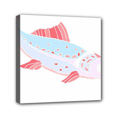 Fishing Lover T- Shirtfish T- Shirt (2) Mini Canvas 6  X 6  (stretched) by EnriqueJohnson