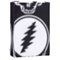 Black And White Deadhead Grateful Dead Steal Your Face Pattern Playing Cards Single Design (Rectangle) with Custom Box View1