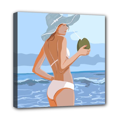 Sea Mini Canvas 8  X 8  (stretched) by SychEva