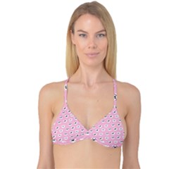 Girly Girlie Punk Skull Reversible Tri Bikini Top by Ket1n9