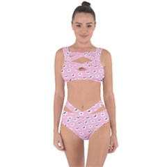 Girly Girlie Punk Skull Bandaged Up Bikini Set  by Ket1n9