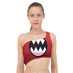 Funny Angry Spliced Up Bikini Top  by Ket1n9