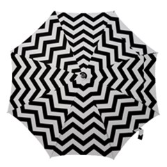 Black And White Chevron Hook Handle Umbrellas (small) by Ket1n9